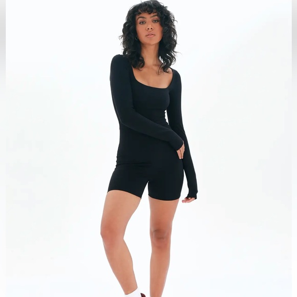 Glassons Long Sleeve Active Romper Unitard - Picture 4 of 8